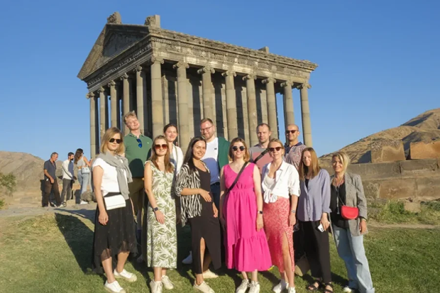 PRIVATE TOUR: Charents Arch, Garni Temple, Symphony of the Stones or Garni Gorge, Geghard Monastery